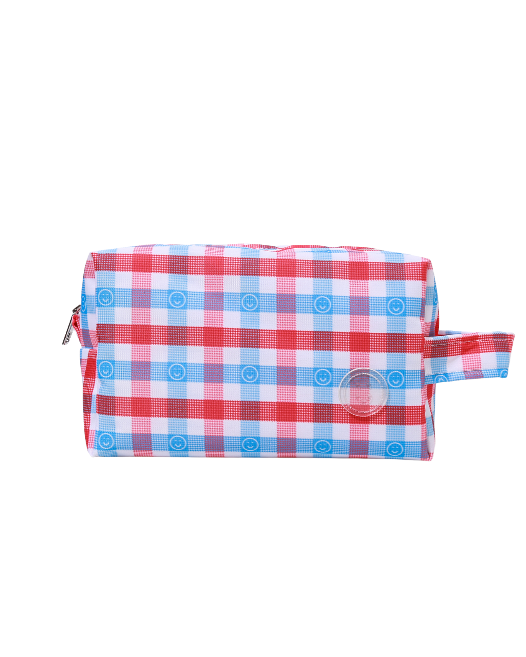 Red White Blue Checkered Big Pouch