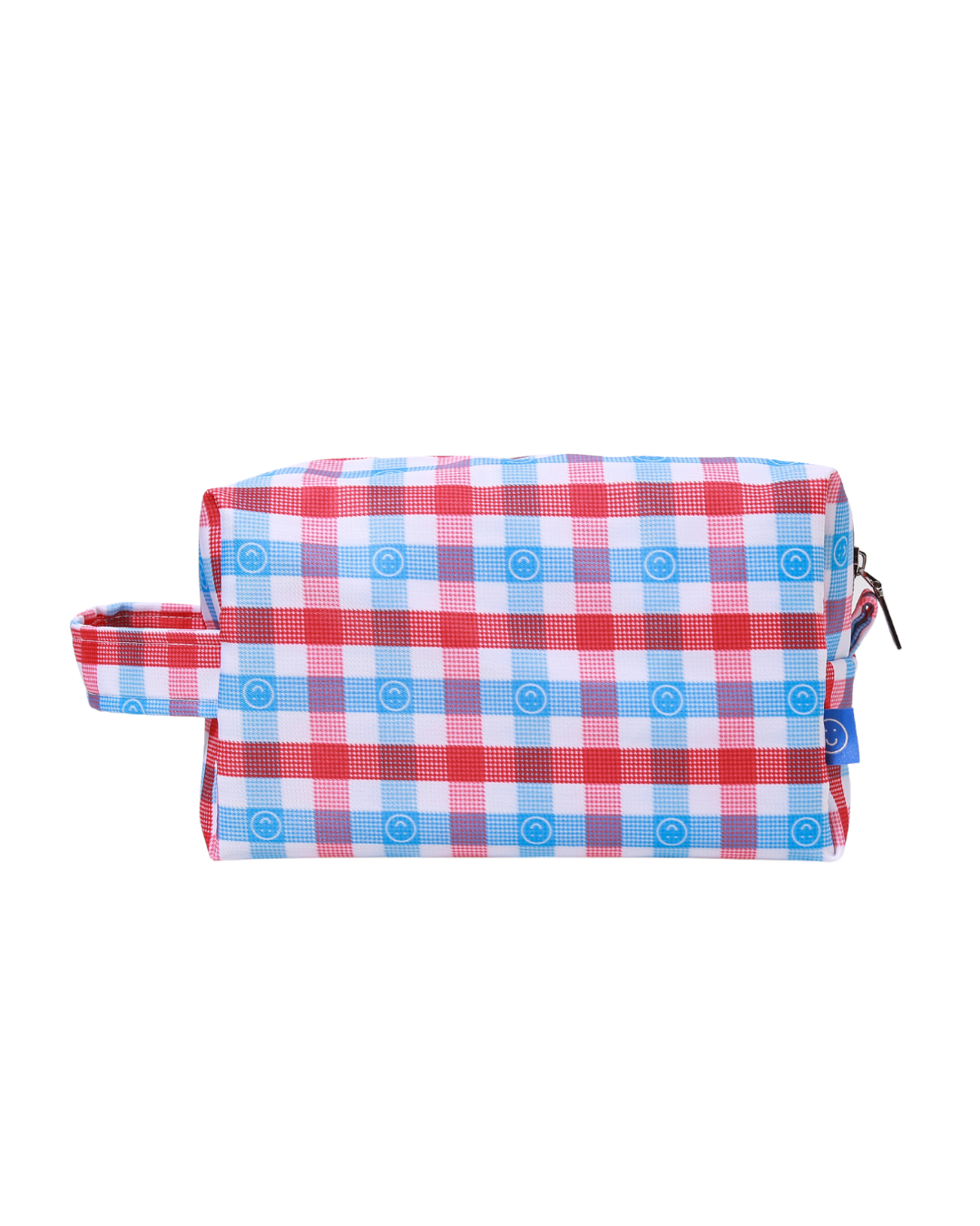 Red White Blue Checkered Big Pouch