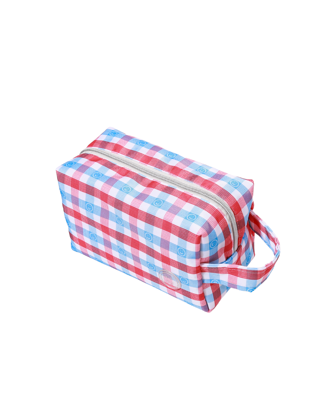 Red White Blue Checkered Big Pouch