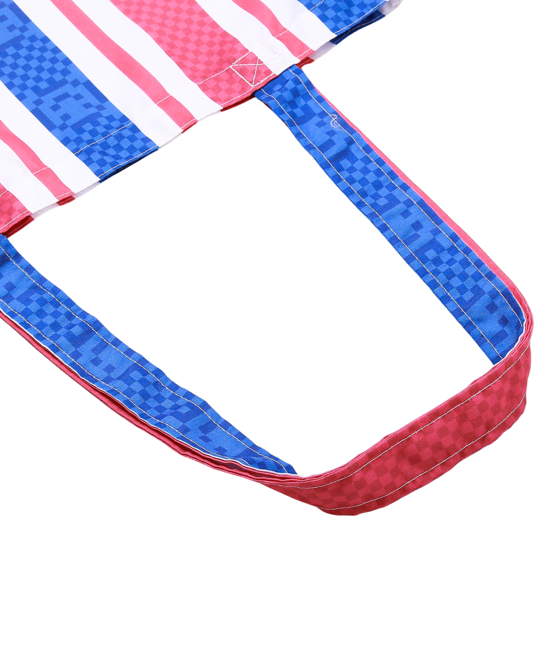 Red White Blue Smile Cornerstash Tote Bag