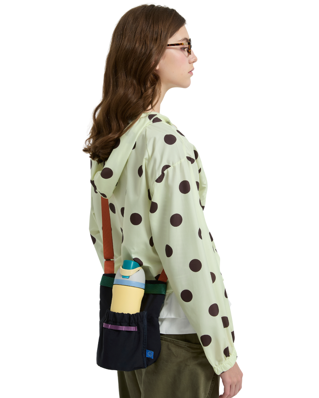 Sacoche Waterbottle Drink Bag in 90s Mixtape