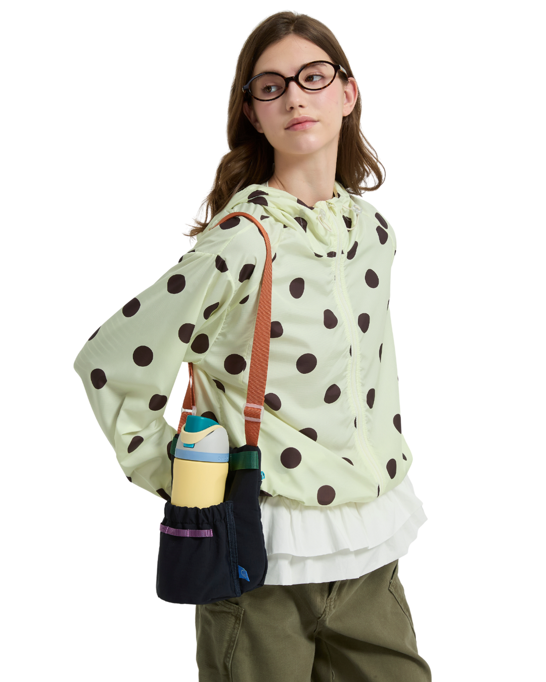 Sacoche Waterbottle Drink Bag in 90s Mixtape