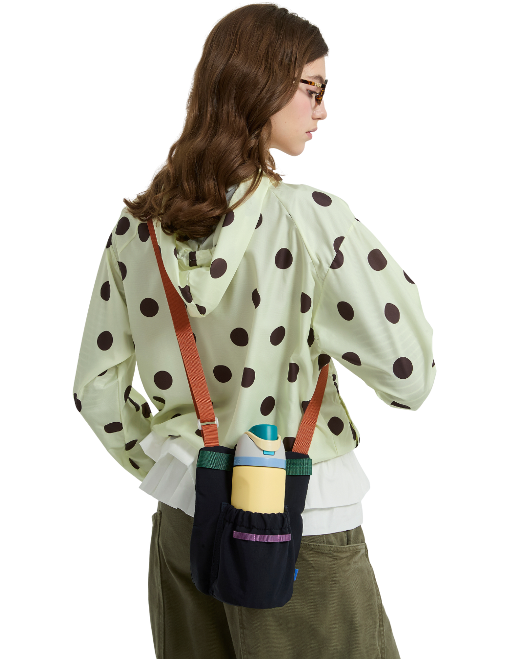 Sacoche Waterbottle Drink Bag in 90s Mixtape