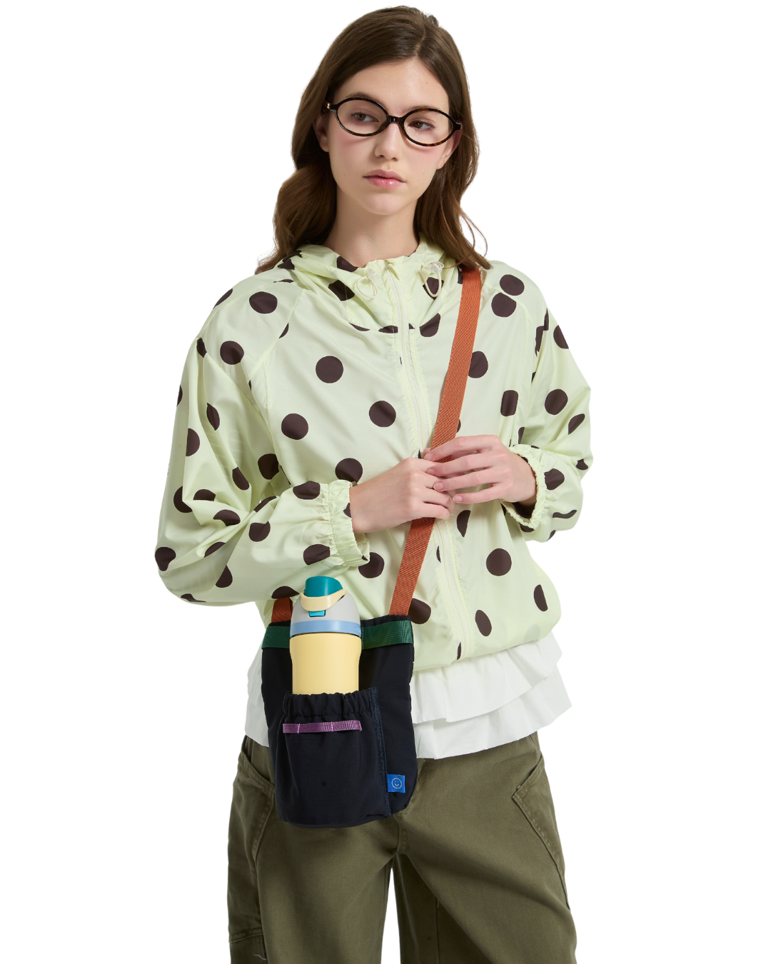 Sacoche Waterbottle Drink Bag in 90s Mixtape