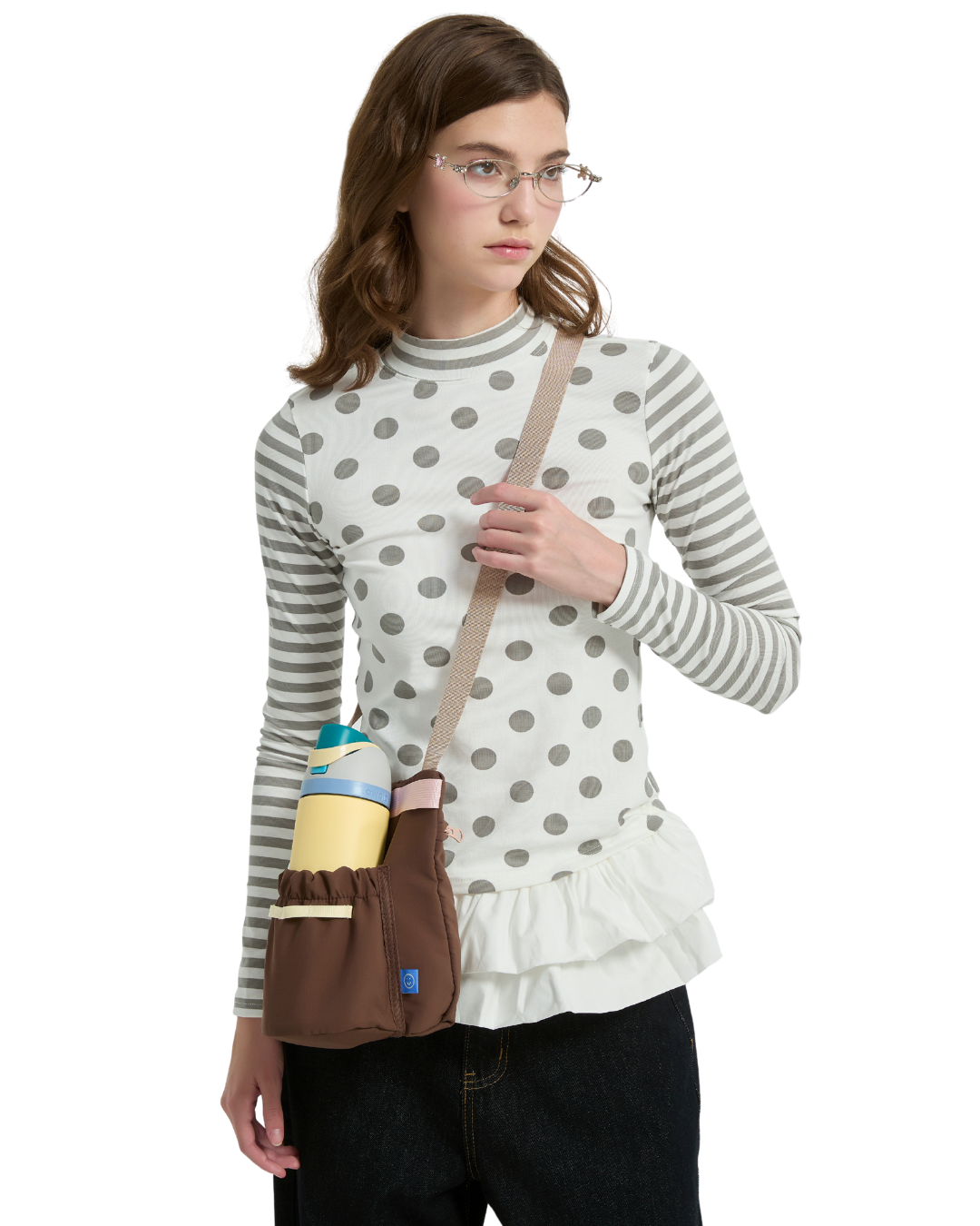 Sacoche Waterbottle Drink Bag in Strawberry Chocolate