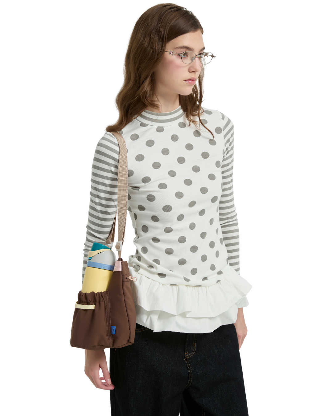 Sacoche Waterbottle Drink Bag in Strawberry Chocolate