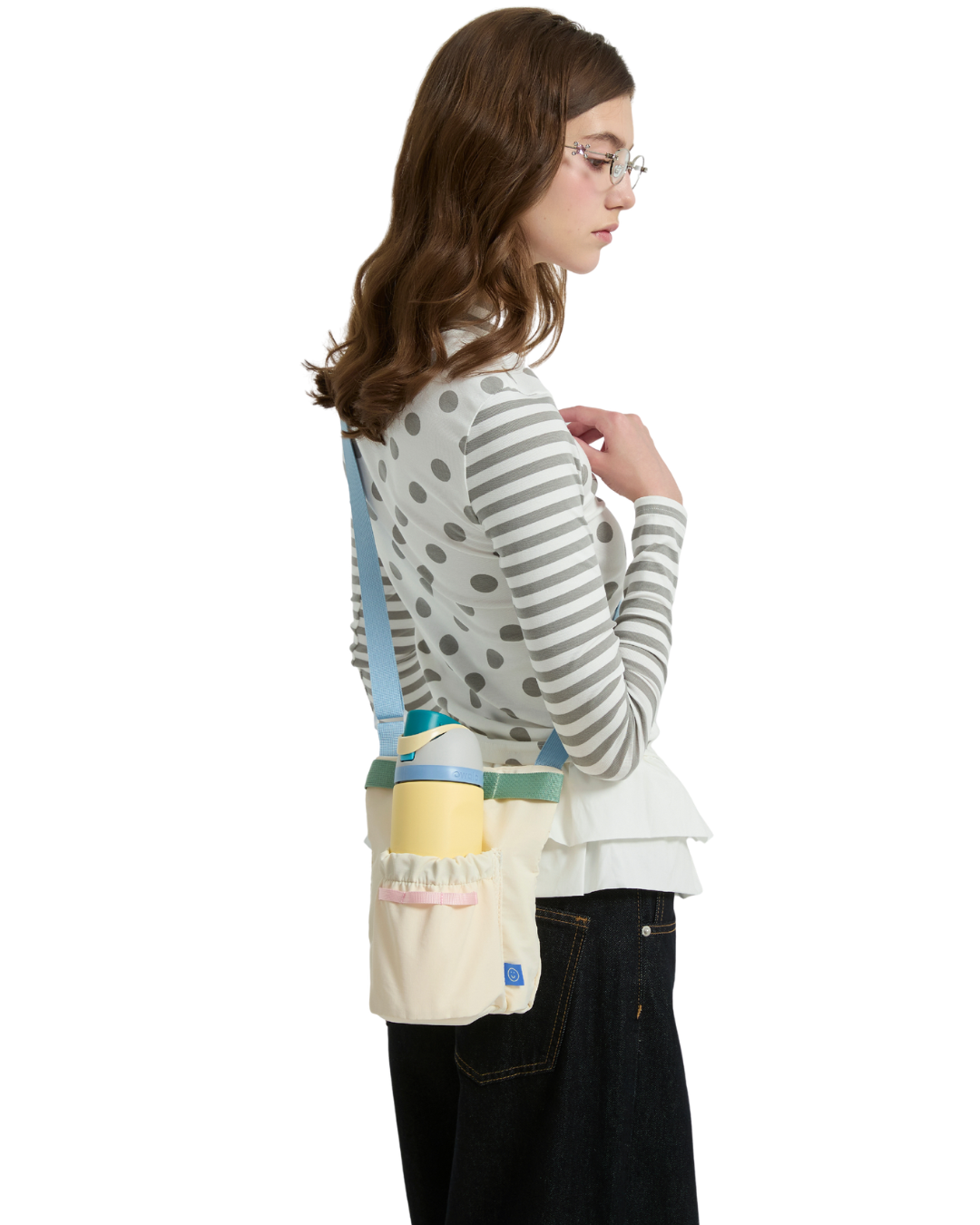 Sacoche Waterbottle Drink Bag in Sweet Pea