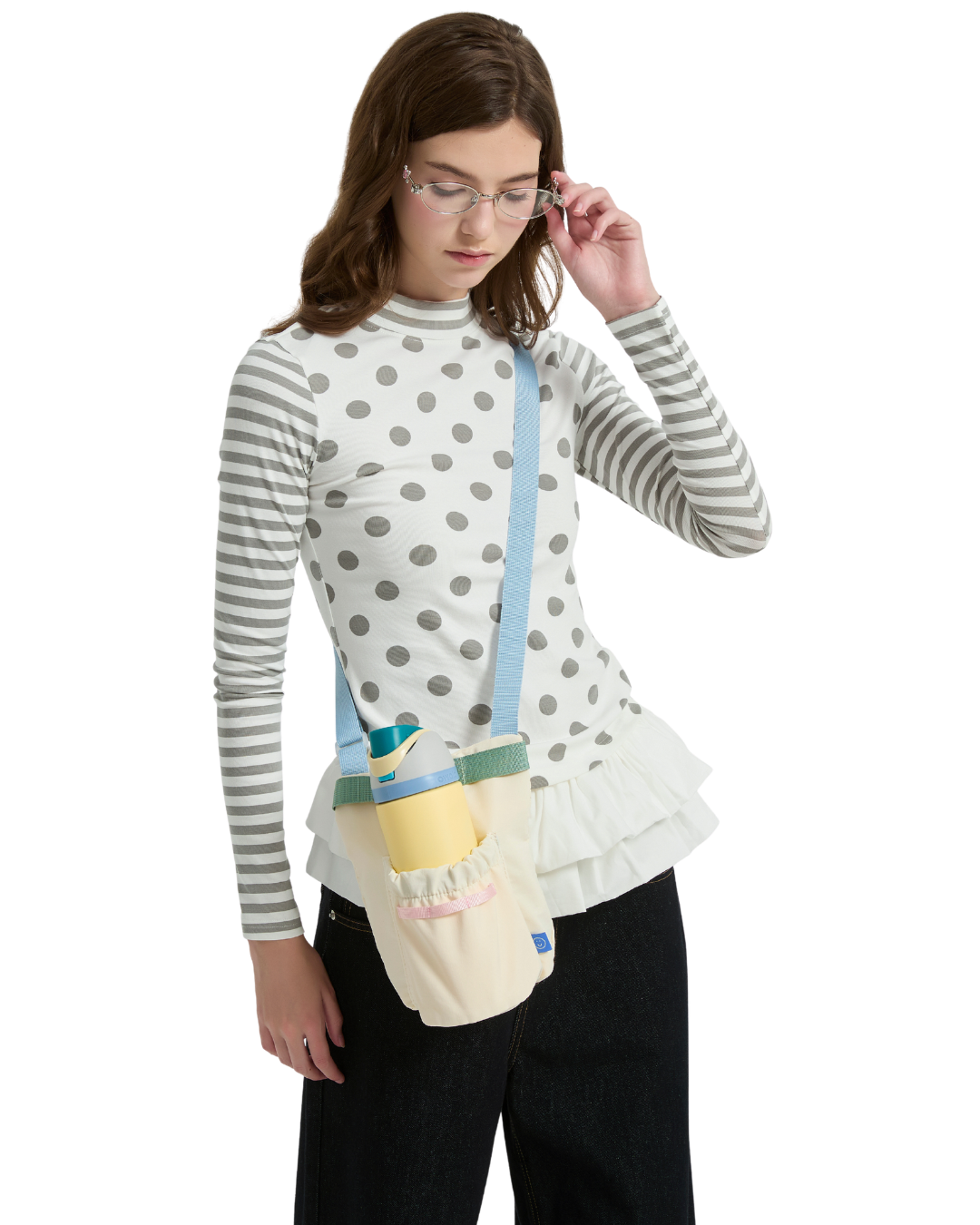 Sacoche Waterbottle Drink Bag in Sweet Pea