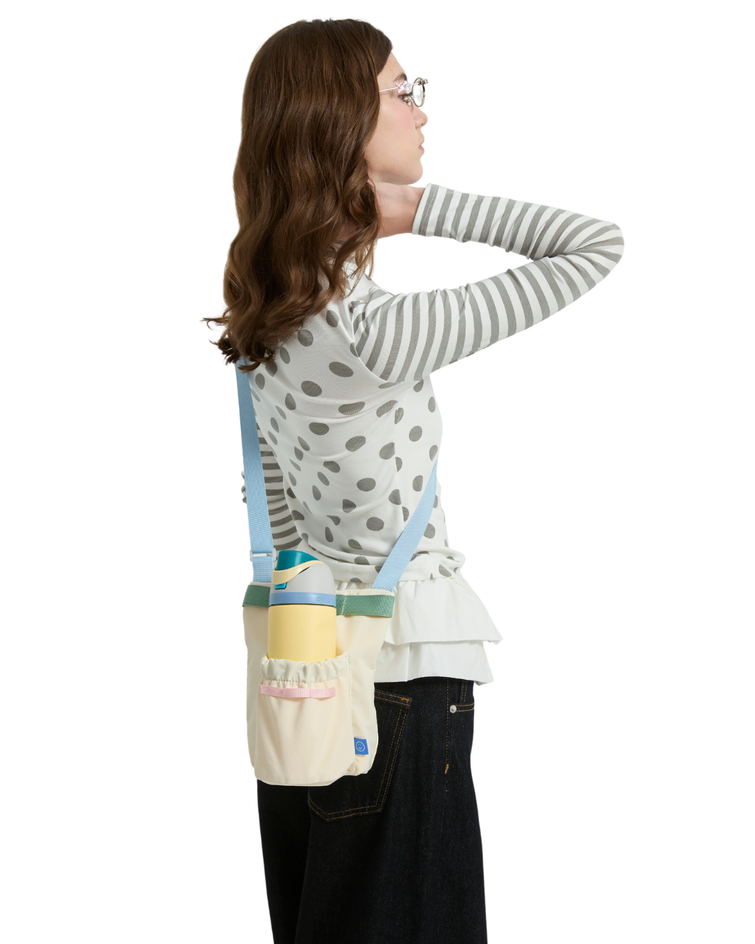 Sacoche Waterbottle Drink Bag in Sweet Pea