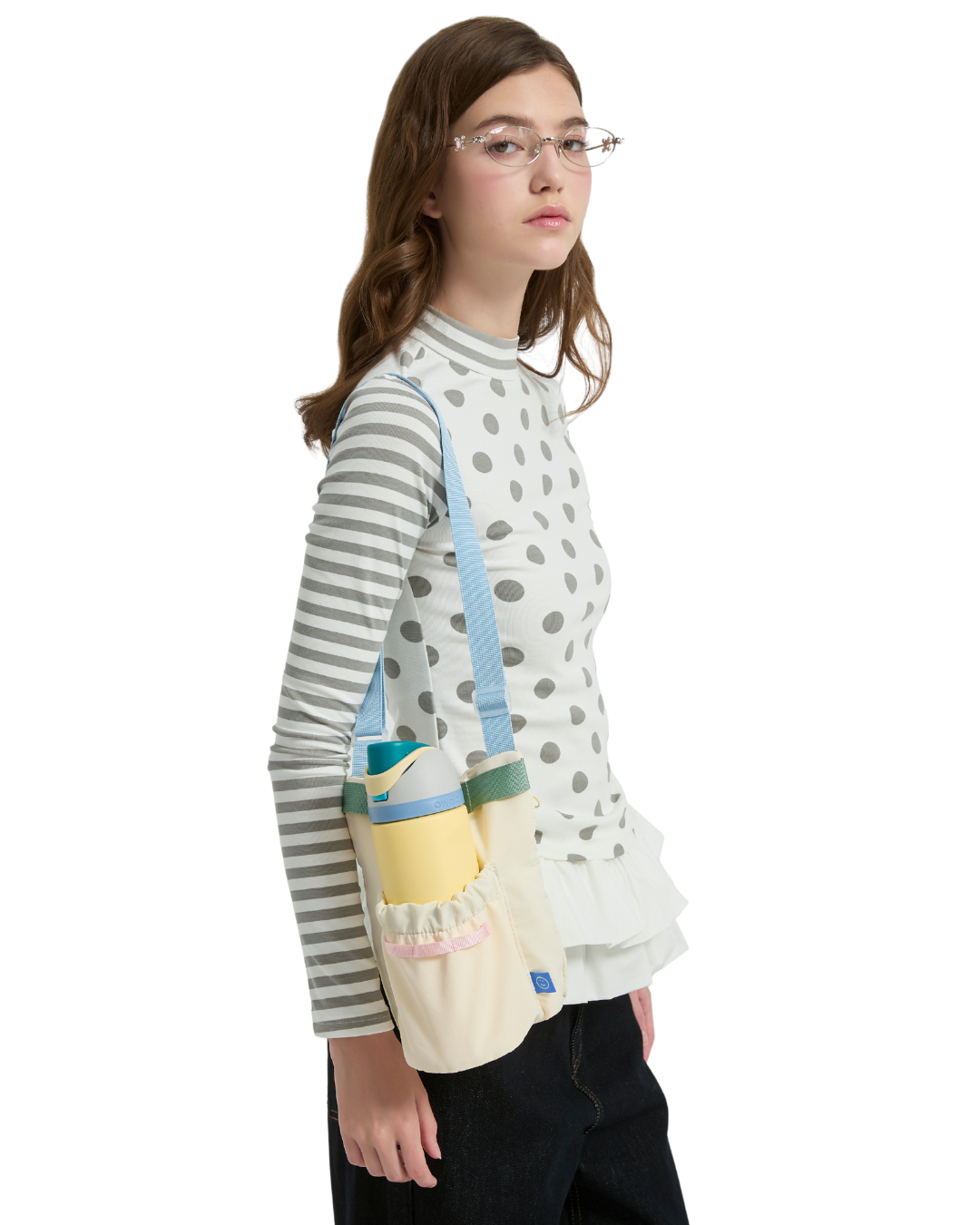 Sacoche Waterbottle Drink Bag in Sweet Pea