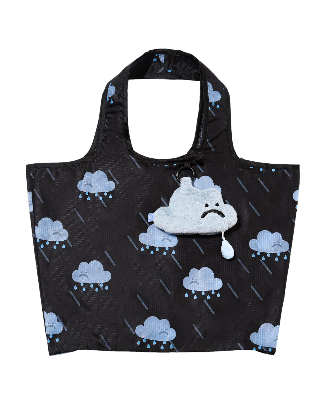 Sad Cloud Plushie Reusable Nylon Big Bag