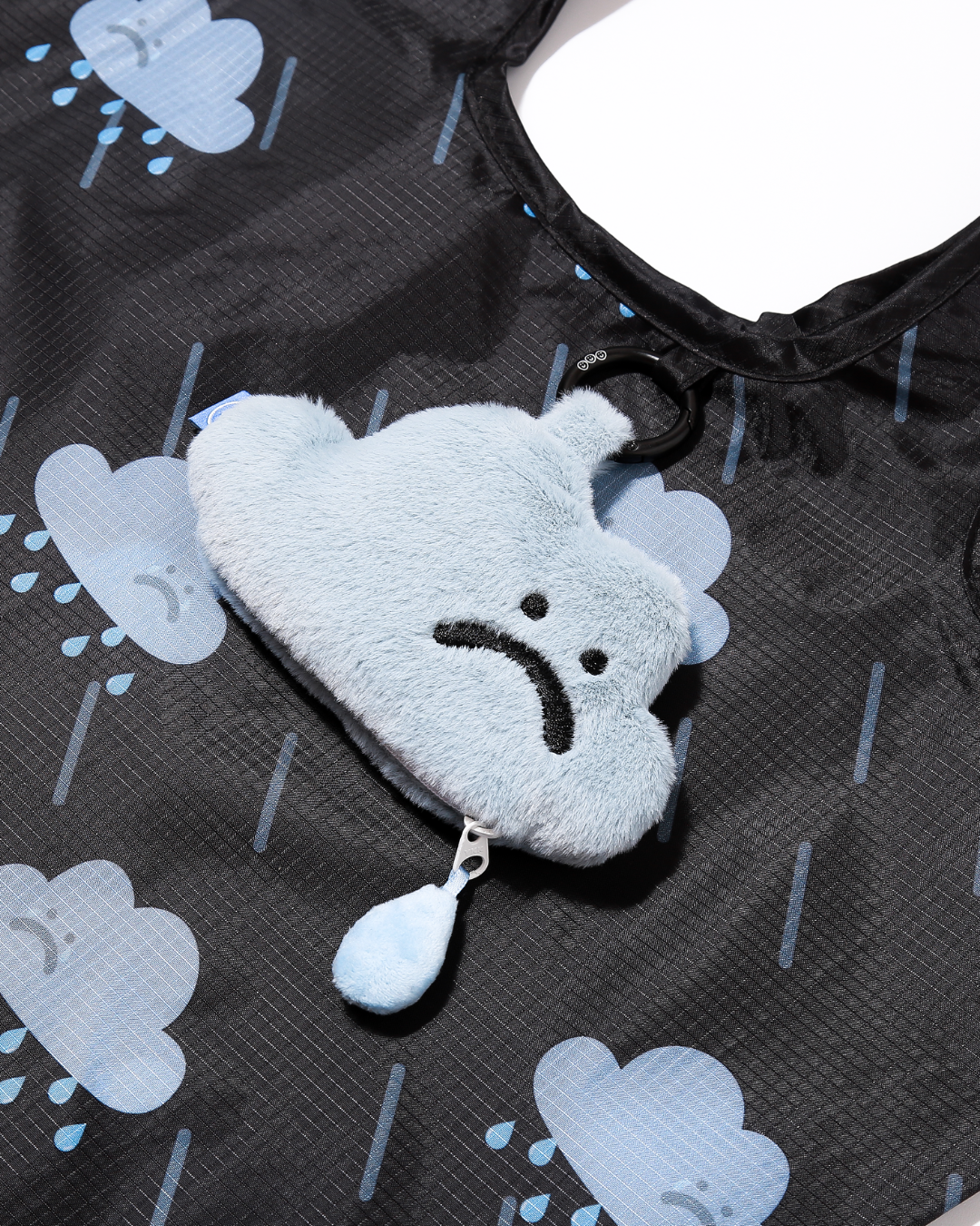 Sad Cloud Plushie Reusable Nylon Big Bag