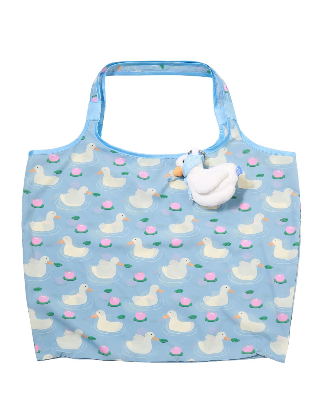 Scarf Duck Plushie Reusable XL Bag
