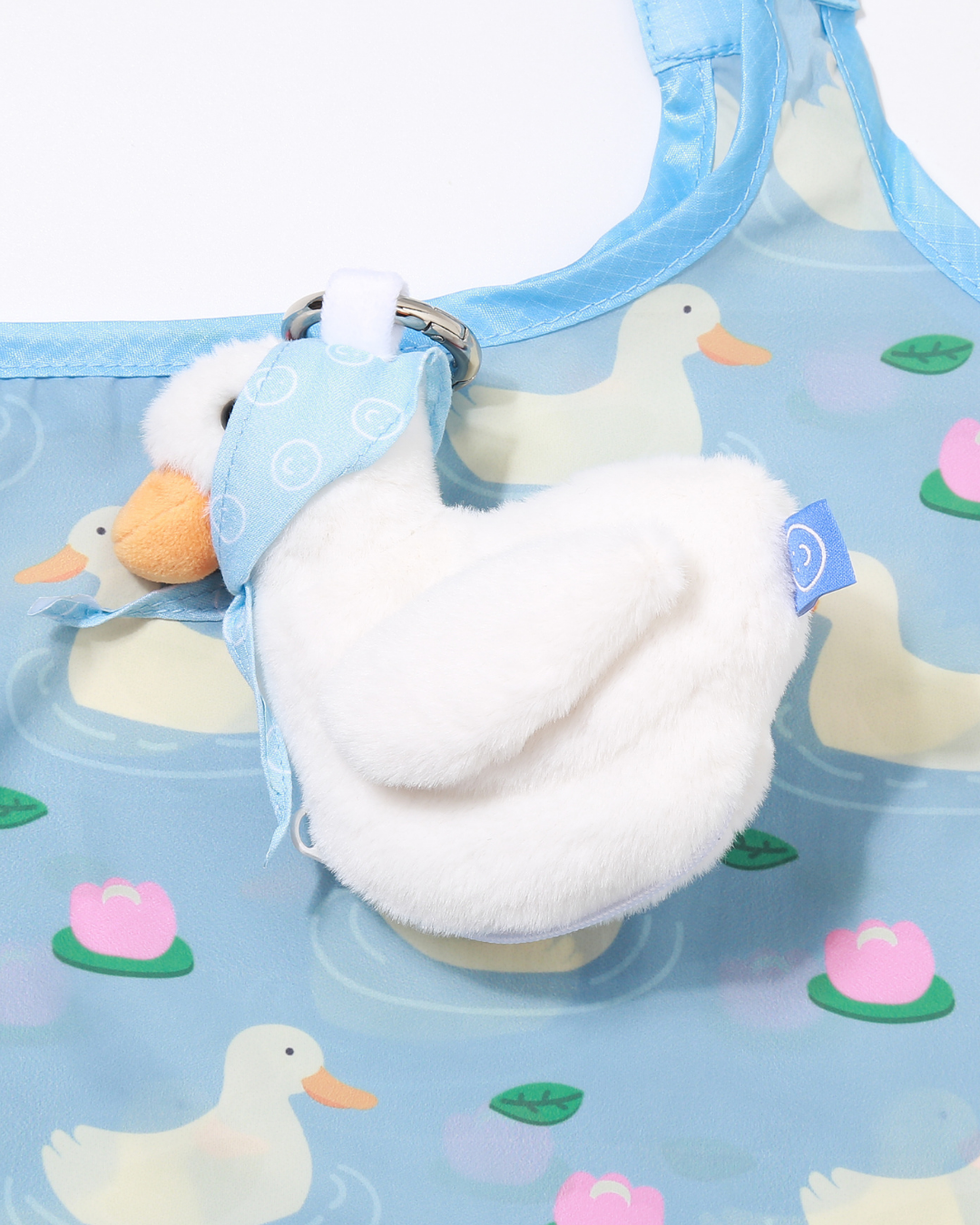 Scarf Duck Plushie Reusable XL Bag