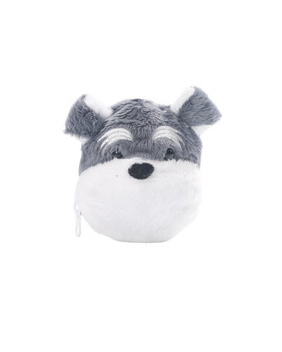 Schnauzer Plushie Reusable XL Bag