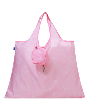 Signature Smile SwiftStash Mega Reusable Bag in Carnation Pink