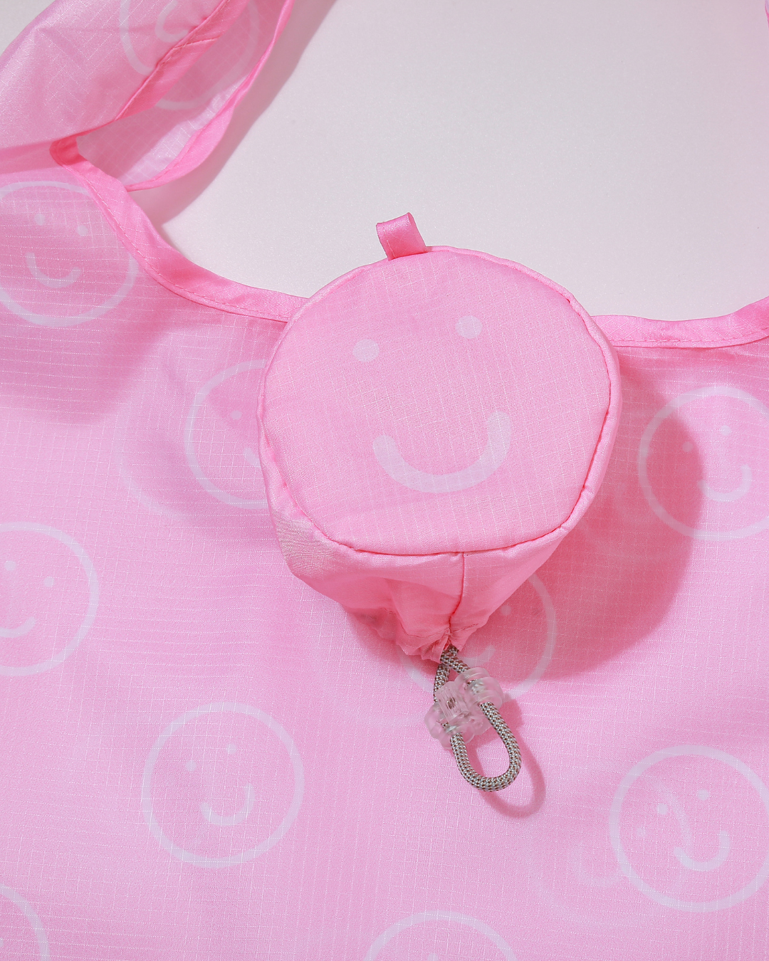 Signature Smile SwiftStash Mega Reusable Bag in Carnation Pink