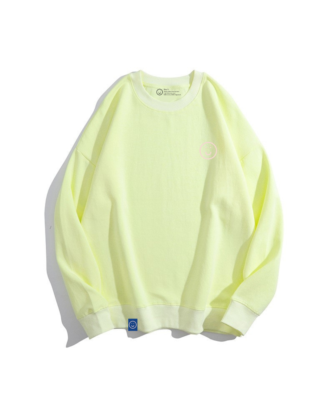 Signature Oversized Sweater in Pastel Yellow