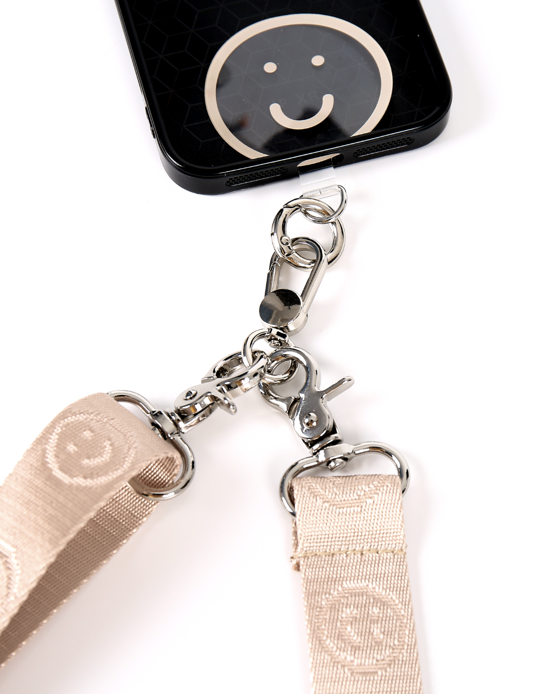 Signature Smile Multi-Way Strap in Champagne