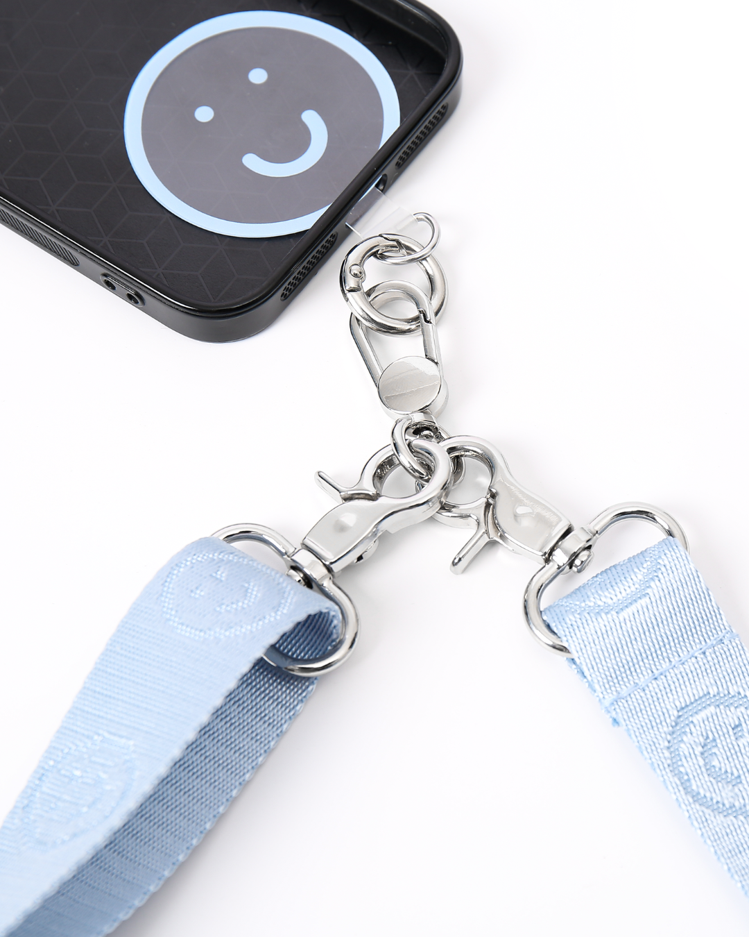 Signature Smile Multi-Way Strap in Frost Blue