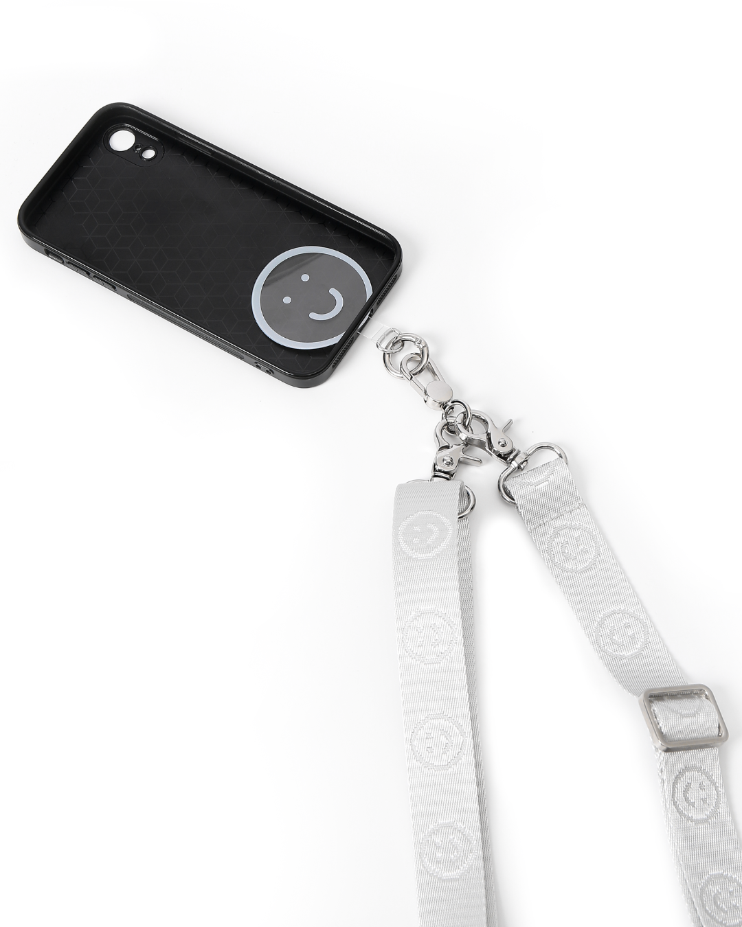 Signature Smile Multi-Way Strap in Silver