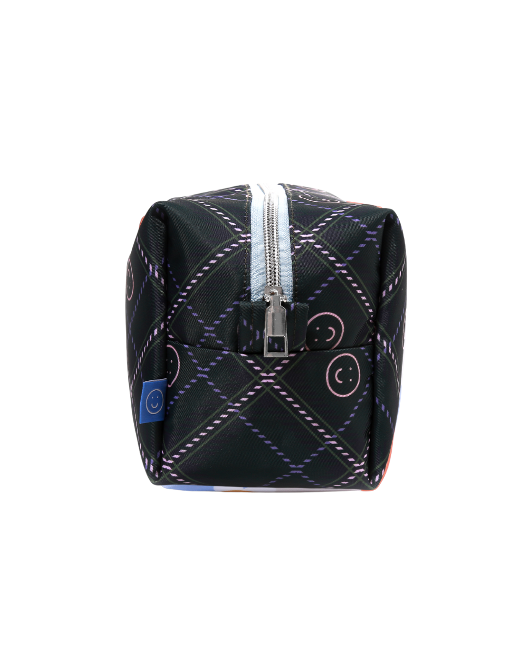 Smiles Plaid Big Pouch