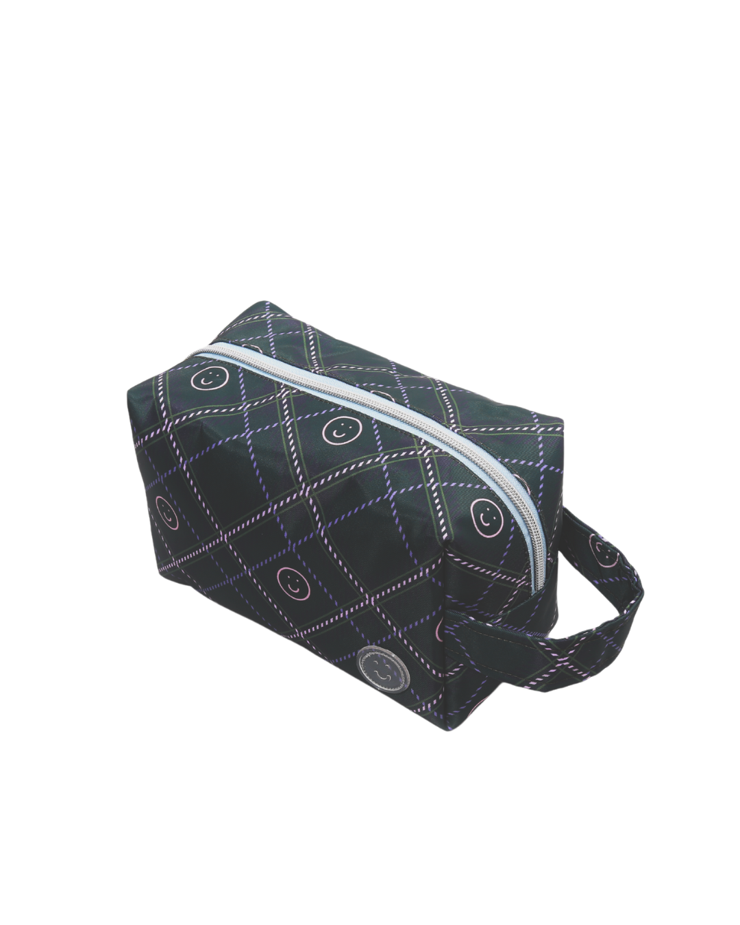 Smiles Plaid Big Pouch