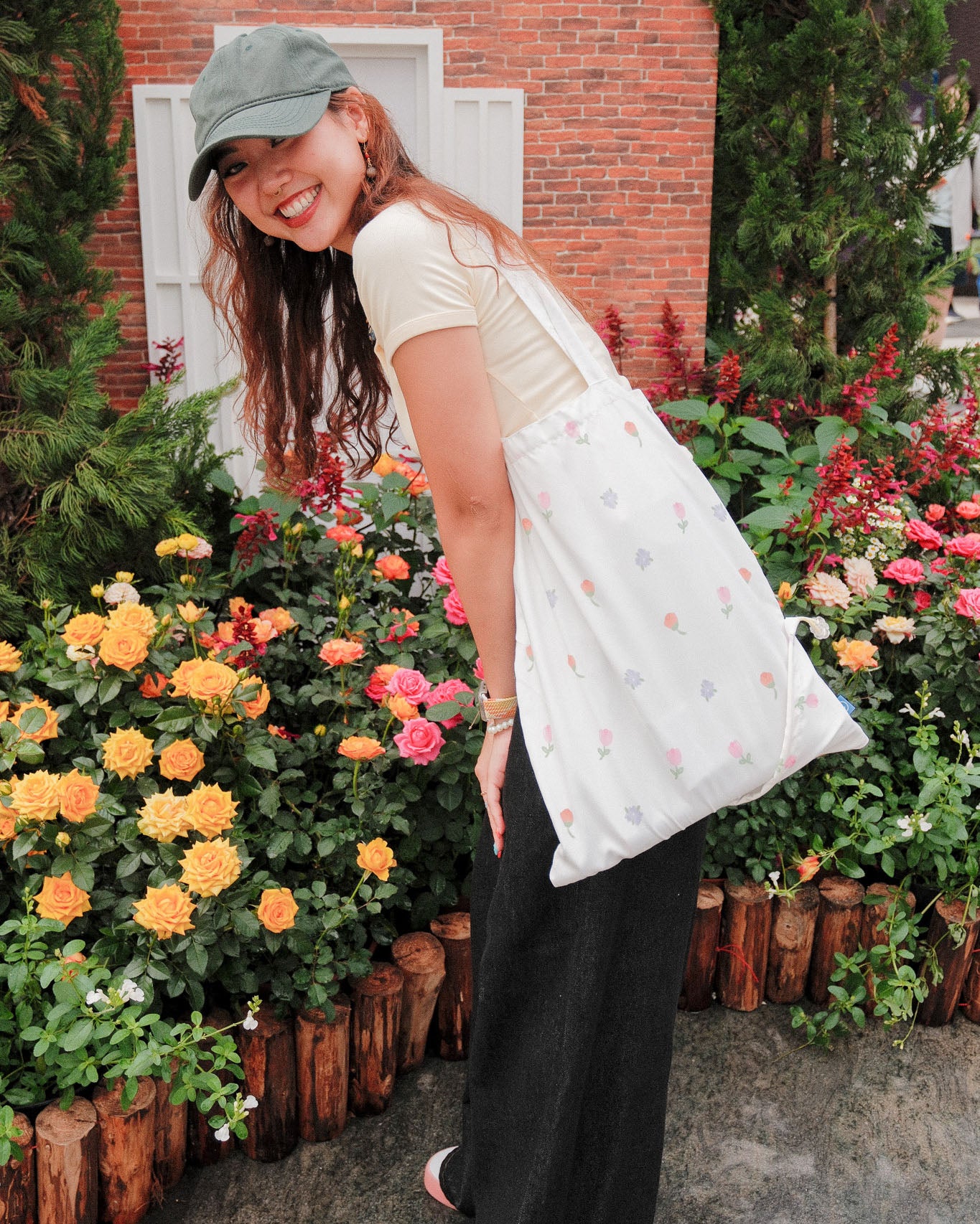 Springflower Cornerstash Tote Bag
