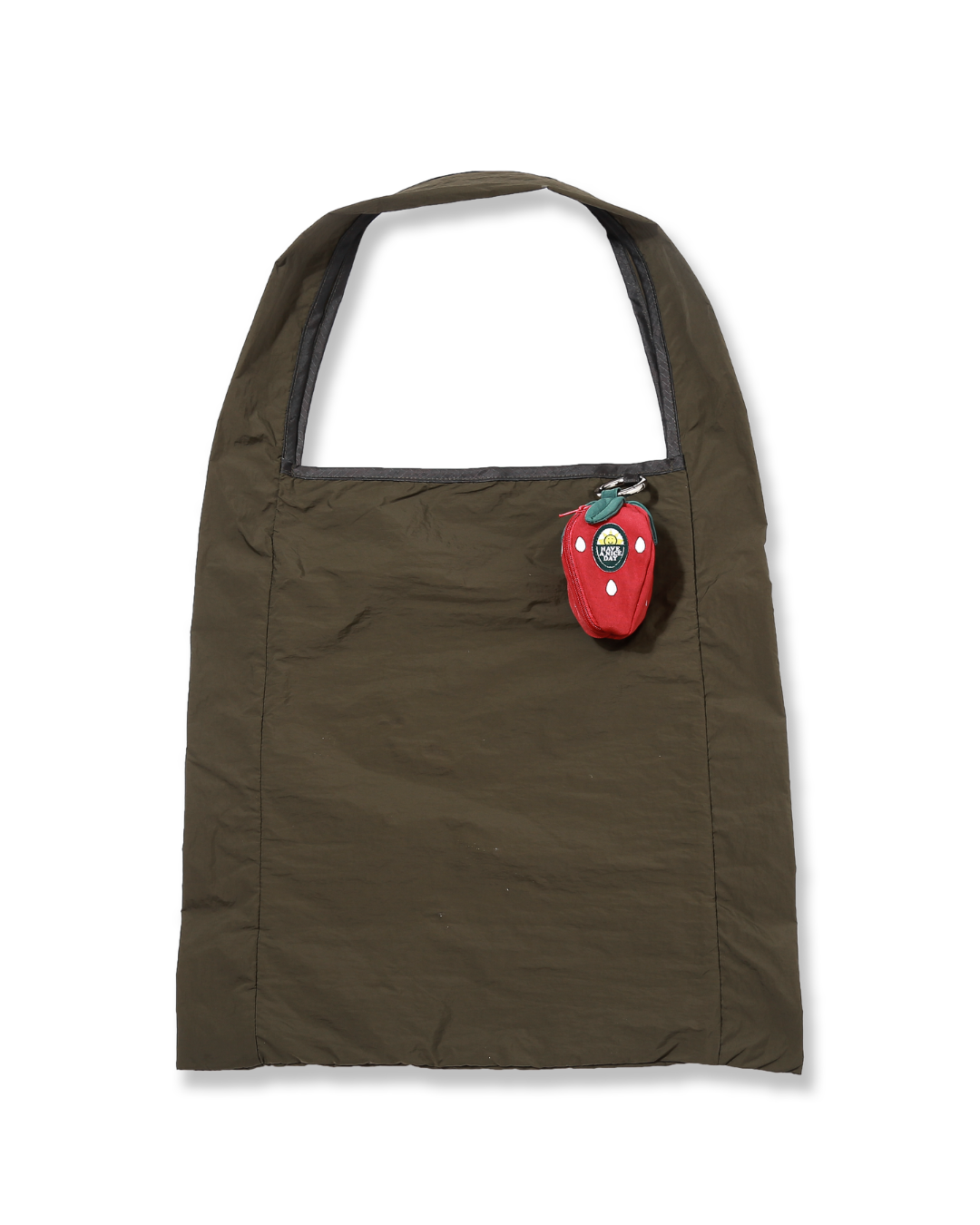 Serious Strawberry Nylon Reusable Large Bag