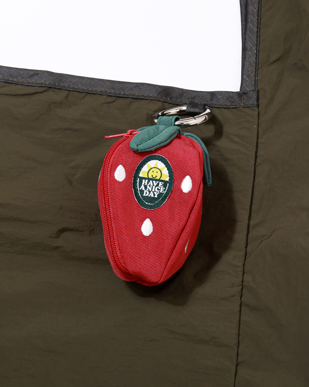 Serious Strawberry Nylon Reusable Large Bag