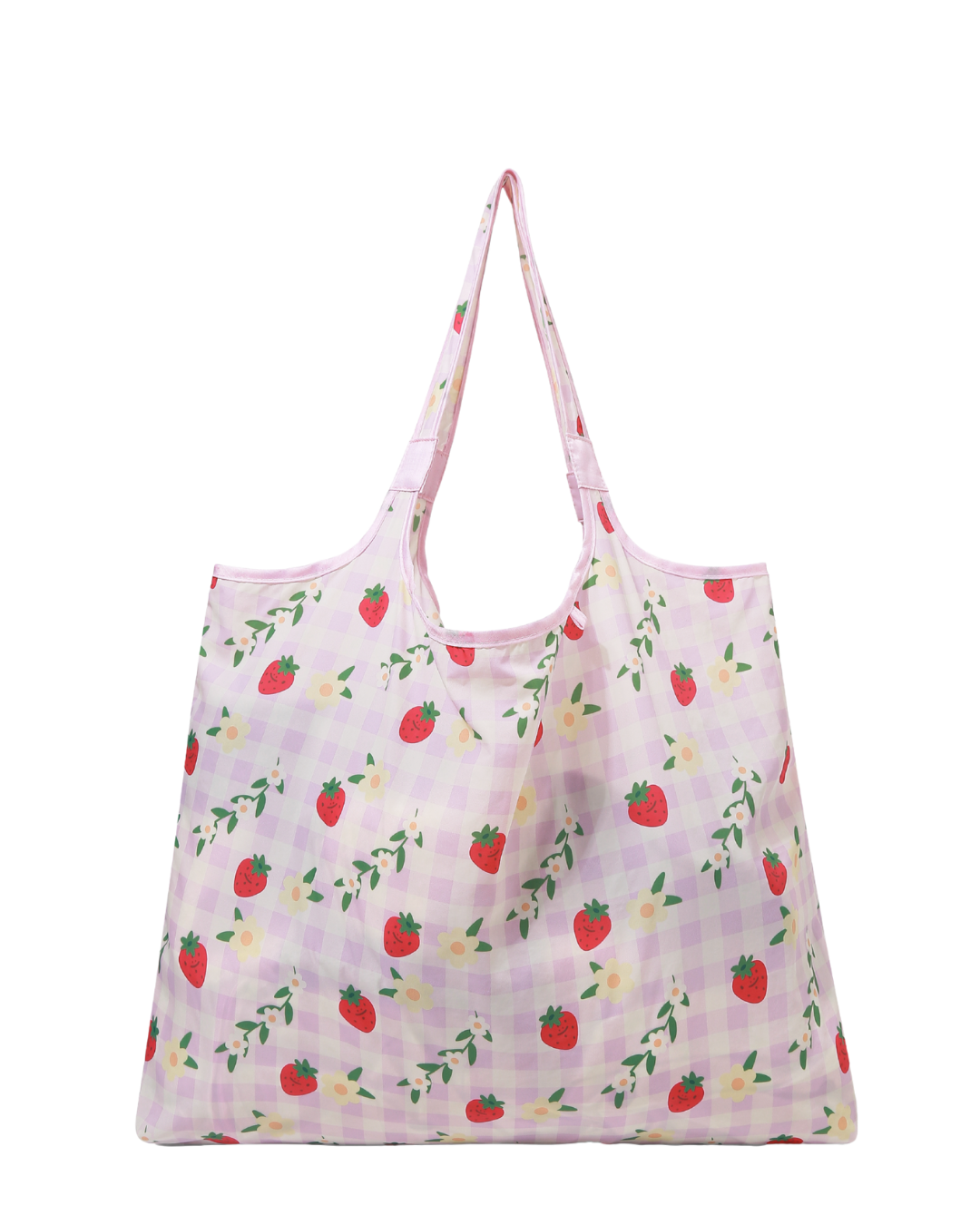 Handsome Strawberry Plushie Reusable XL Bag