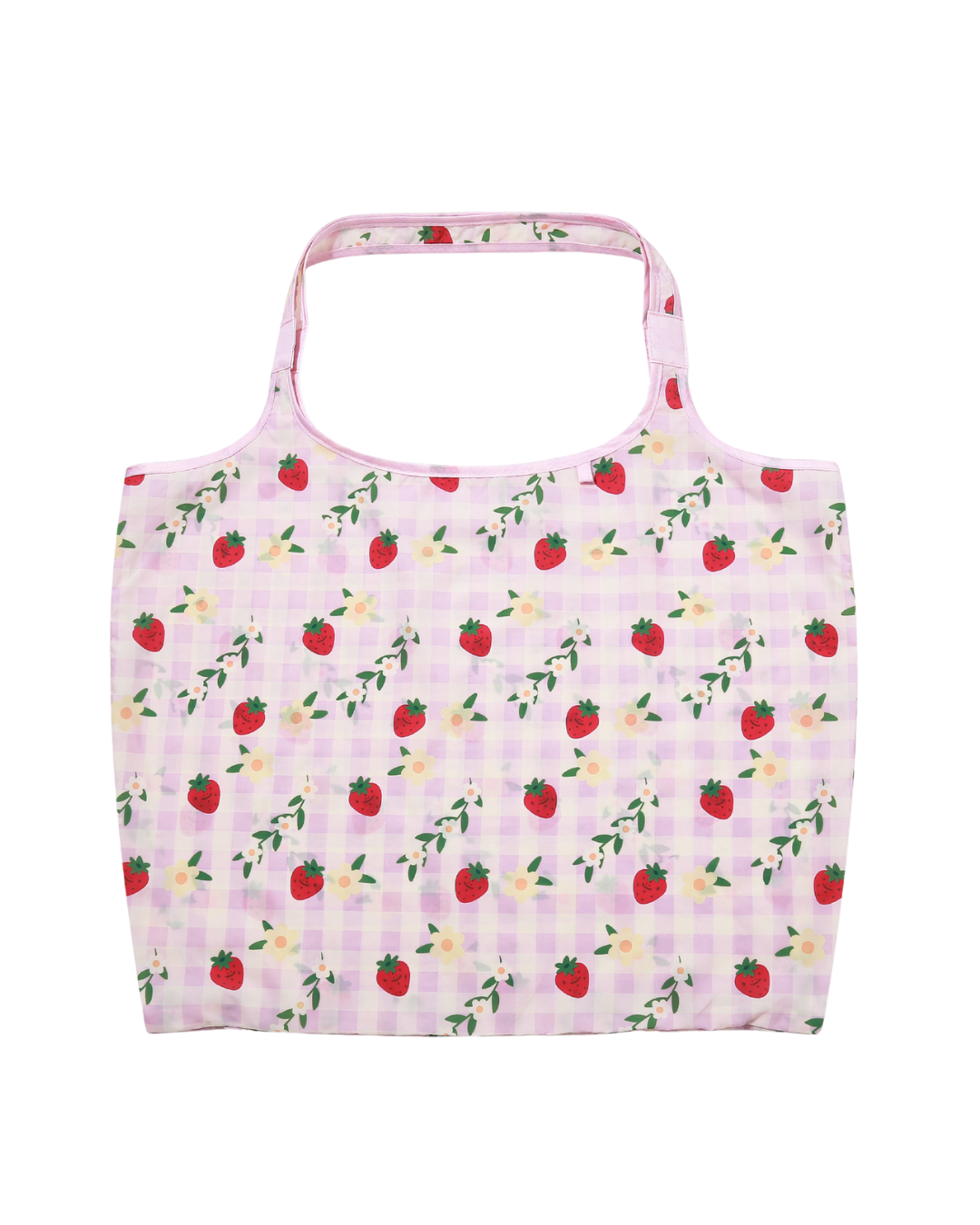 Handsome Strawberry Plushie Reusable XL Bag