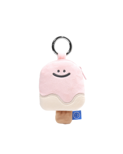 Strawberry Popsicle Plushie Reusable Drink Bag