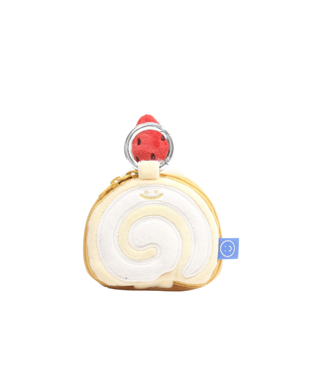 Strawberry Swiss Roll Cake Plushie Reusable XL Bag