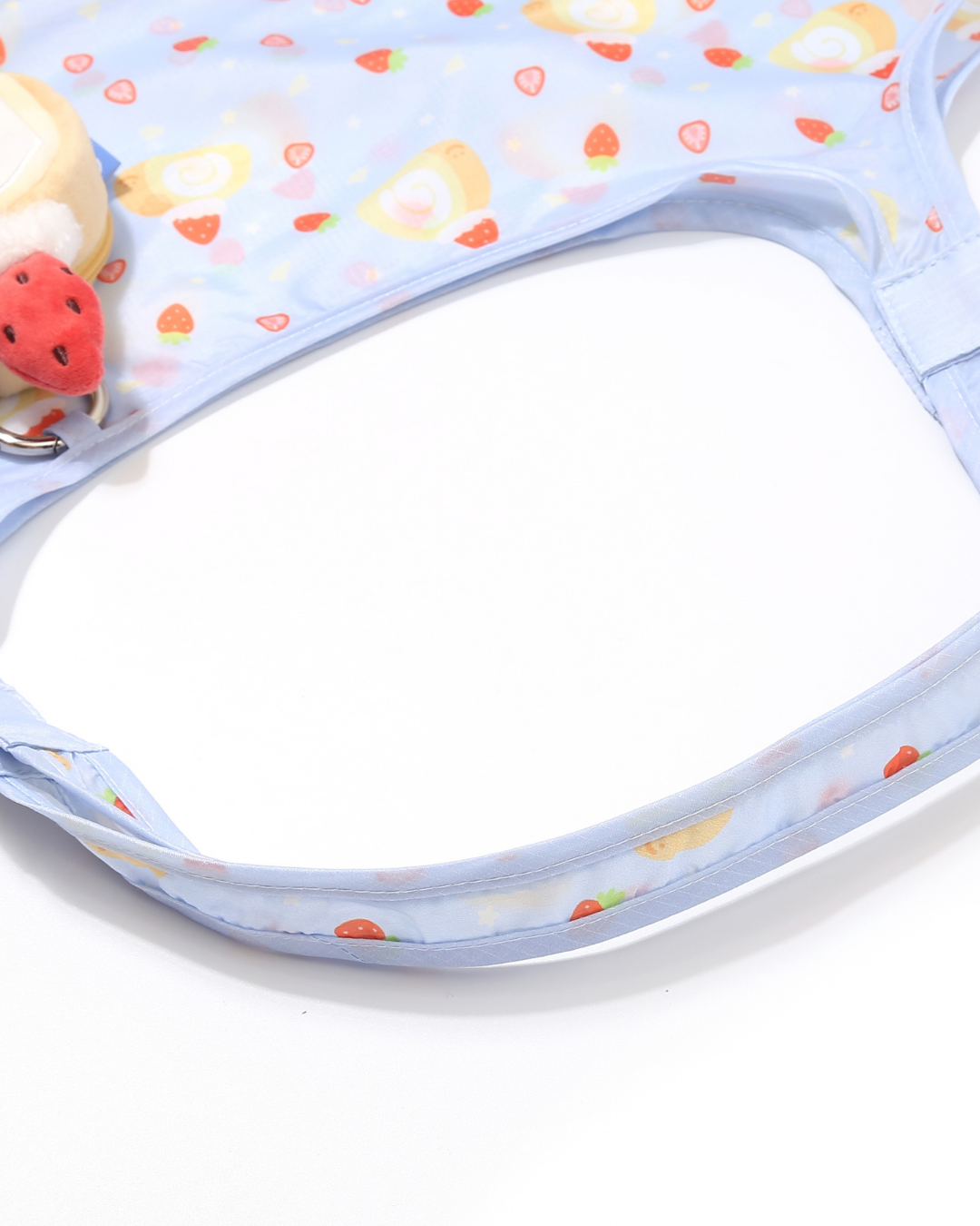 Strawberry Swiss Roll Cake Plushie Reusable XL Bag