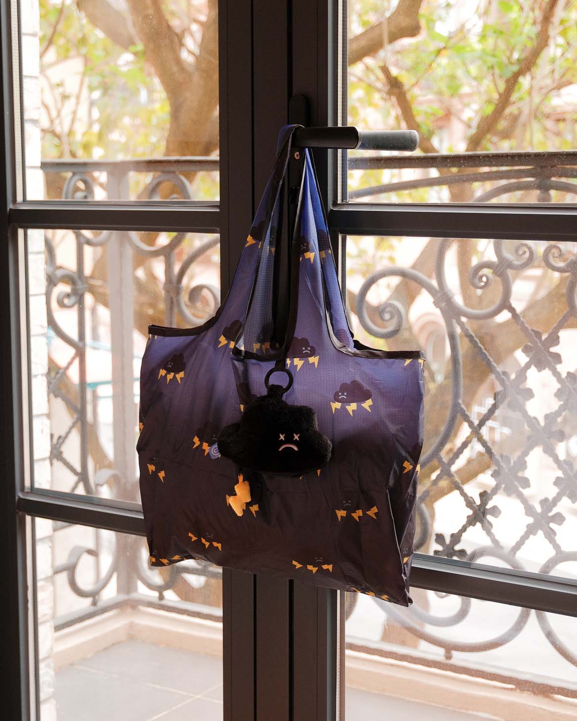 Thunder Cloud Plushie Reusable Nylon Big Bag