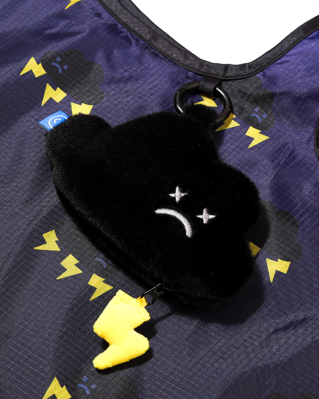 Thunder Cloud Plushie Reusable Nylon Big Bag