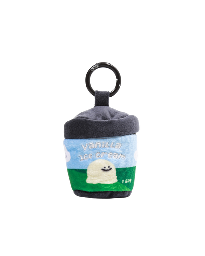 Vanilla Ice Cream Tub Plushie Reusable XL Bag