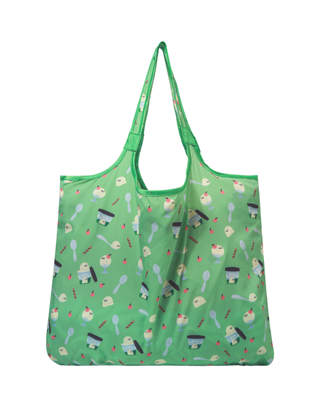 Vanilla Ice Cream Tub Plushie Reusable XL Bag