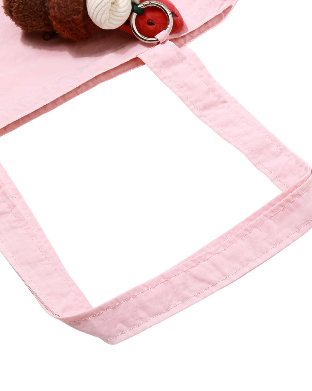 Velvet Strawberry Cake Plushie Totebag