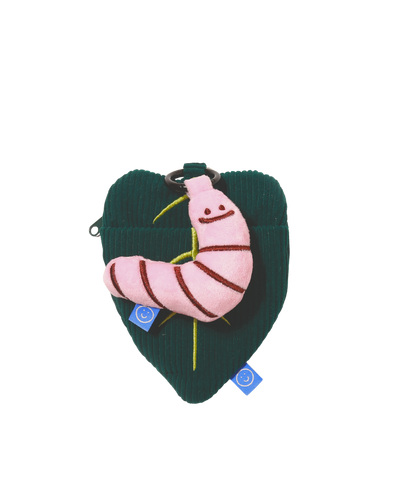 Worm & Leaf 2in1 Plushie Reusable Drink Bag