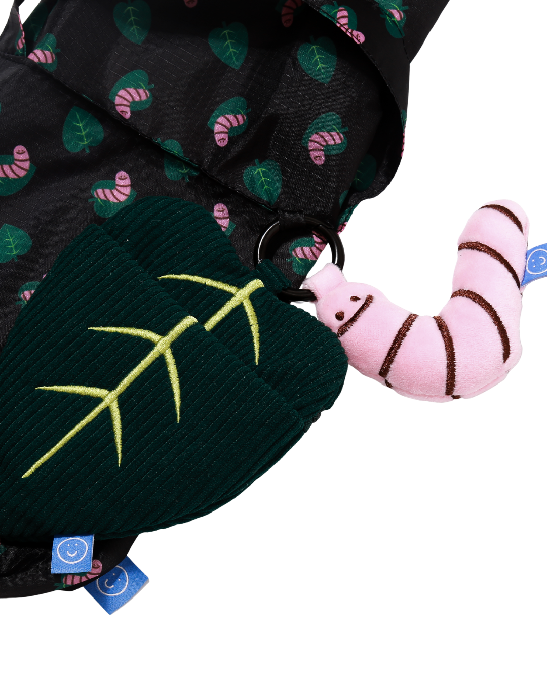 Worm & Leaf 2in1 Plushie Reusable Drink Bag