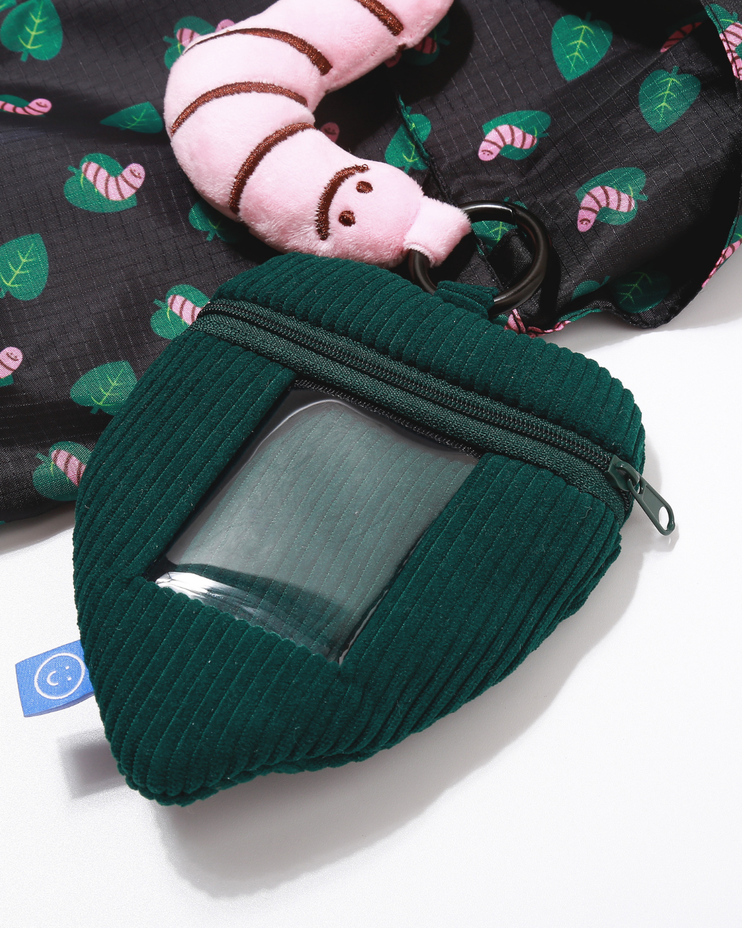 Worm & Leaf 2in1 Plushie Reusable Drink Bag