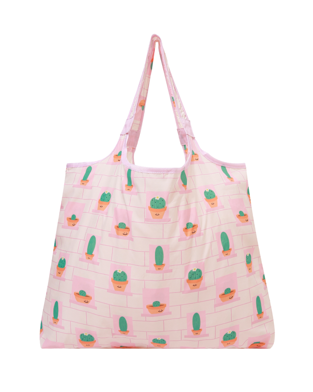 Potted Cactus Plant Plushie Reusable XL Bag