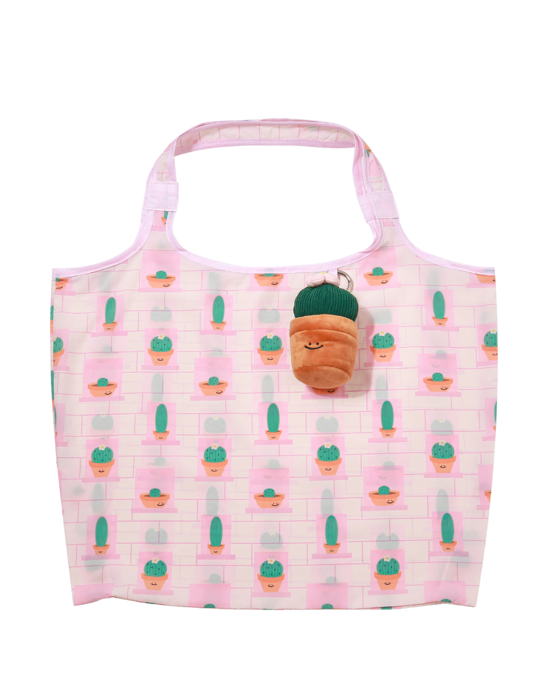 Potted Cactus Plant Plushie Reusable XL Bag