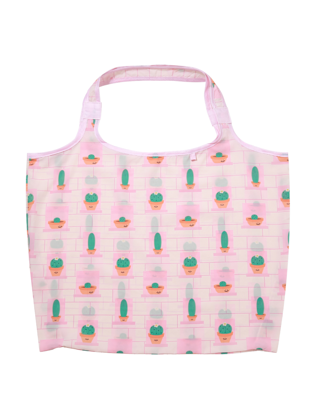 Potted Cactus Plant Plushie Reusable XL Bag