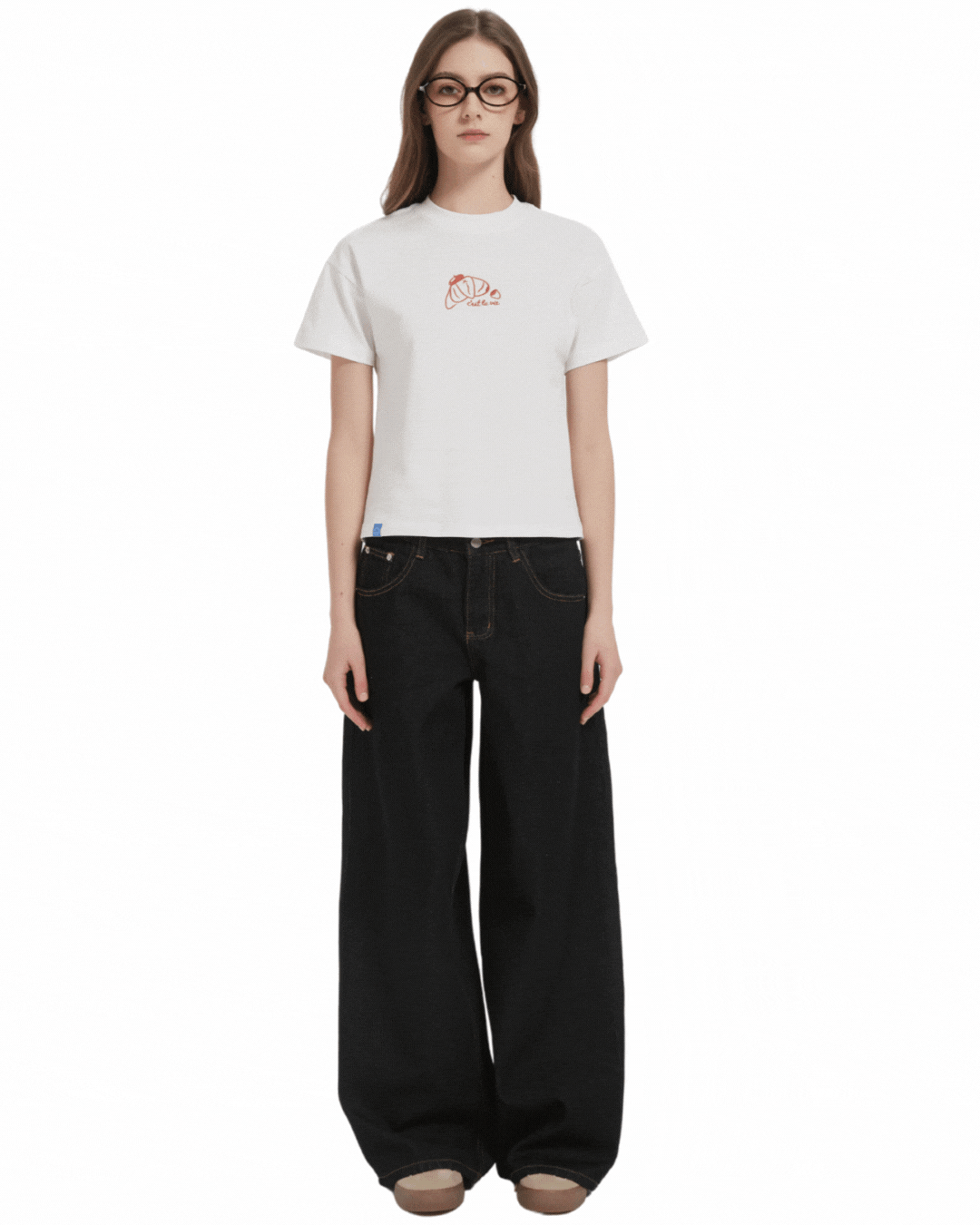 different angles of the tee as shown on a model