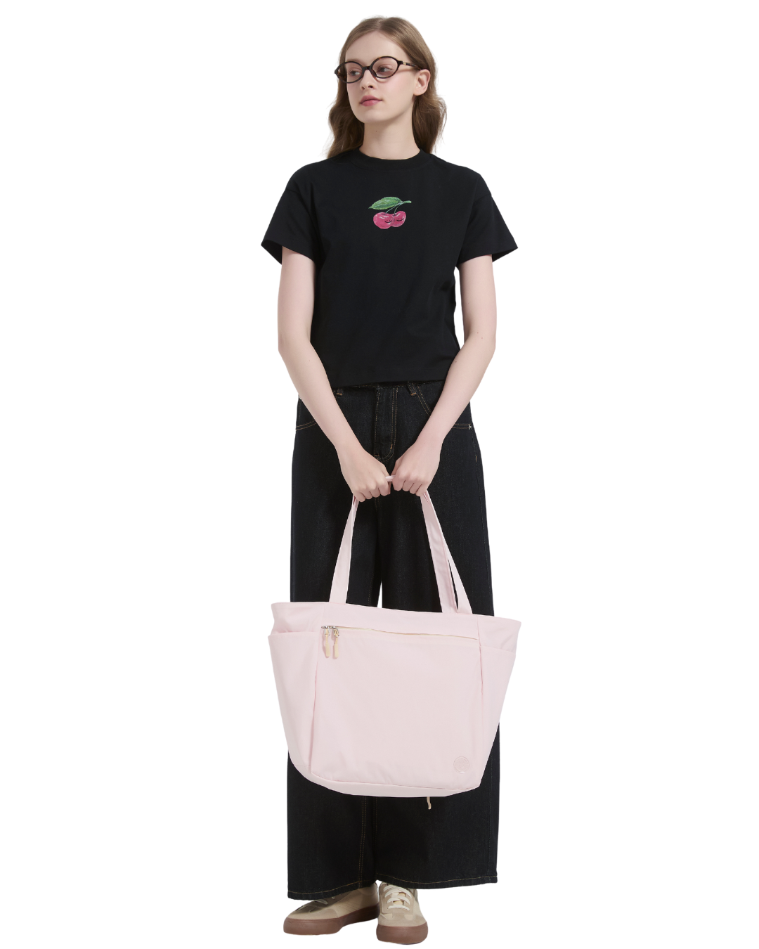 Compact Carry-all in Baby Pink