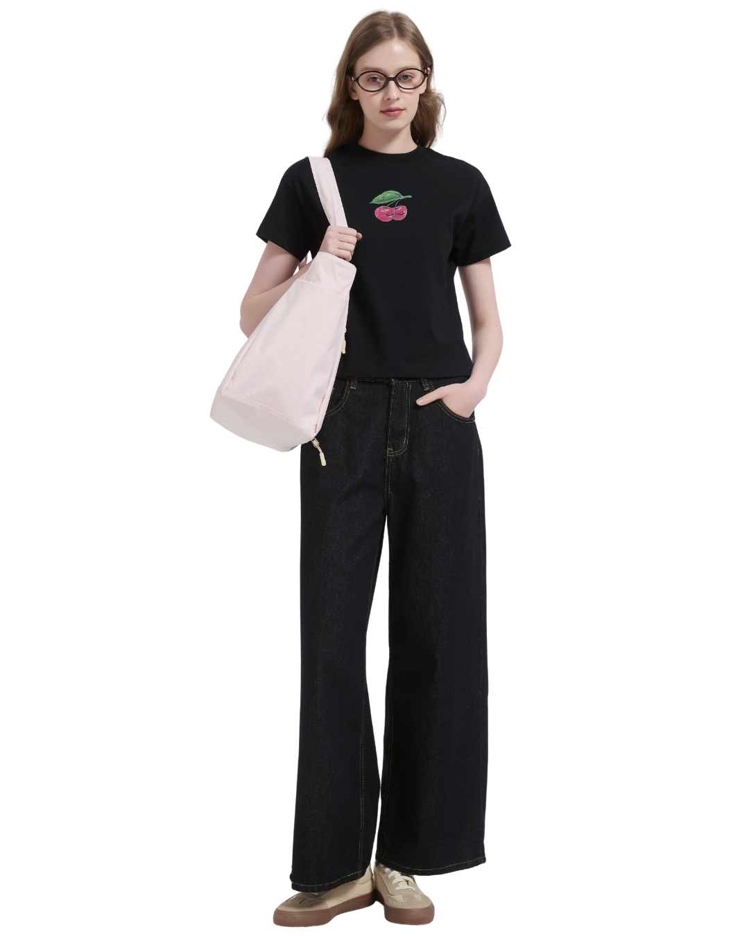 Compact Carry-all in Baby Pink