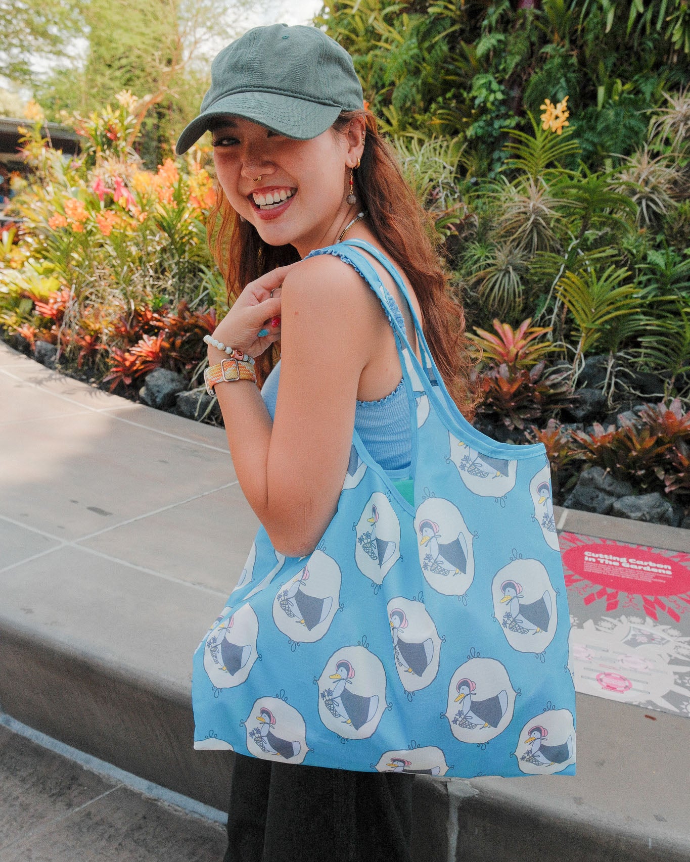 Duck Times Don't Last XL Reusable Nylon Bag